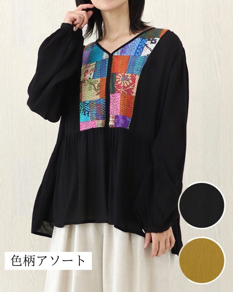 【新作】shanti / プルオーバー カンタパッチワーク