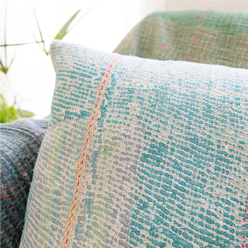 156 ヴィンテージ / カンタキルト / ソファカバー スザニ刺繍 / 大判