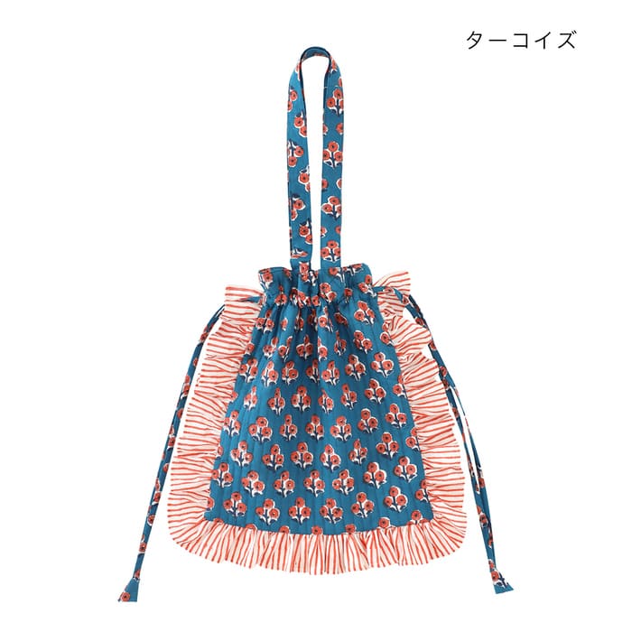 familiar 横浜限定ストライプフリル トートバッグ 0002363410-001f.jpg