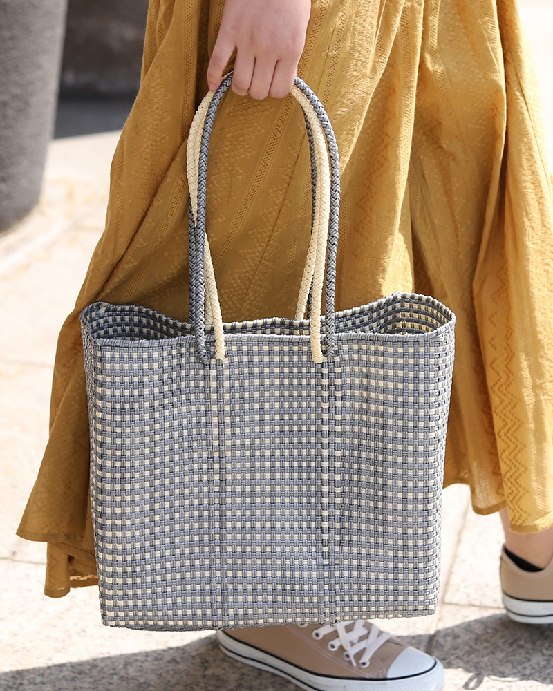 レトラ メルカドバッグ Mサイズ ブルー レトラ メルカドバッグ Mサイズ