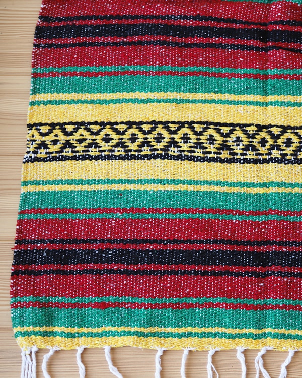 ビンテージ　メキシコ　アートラグ ビンテージ メキシカンラグ - STAGE ANTIQUE