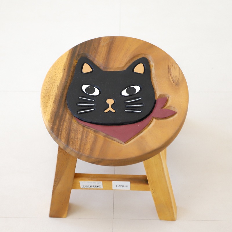 shanti / ラウンドスツール スカーフネコ｜テソロ(tesoro)公式通販