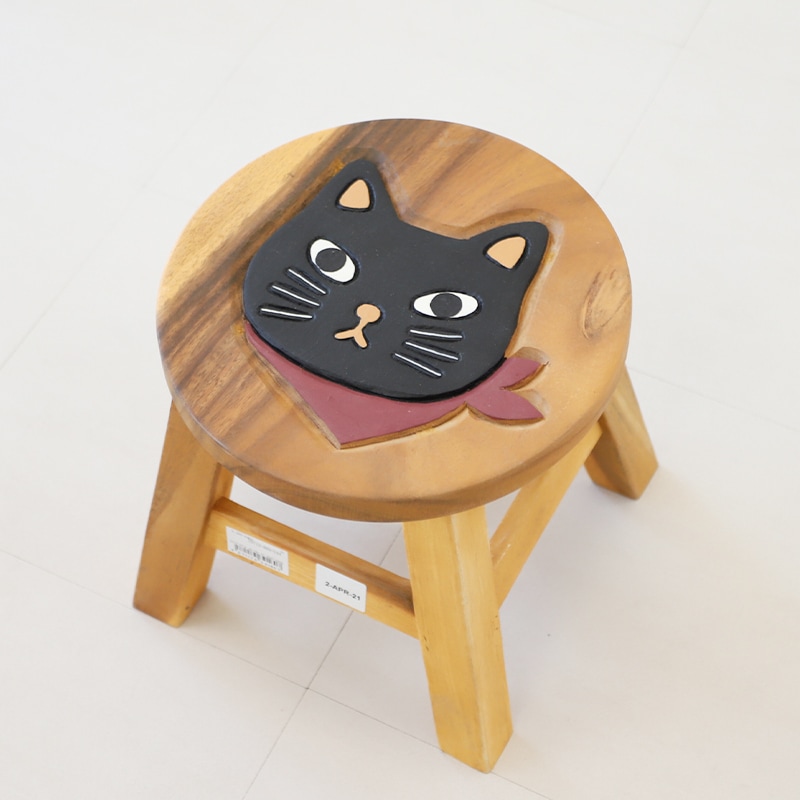 shanti / ラウンドスツール スカーフネコ｜テソロ(tesoro)公式通販