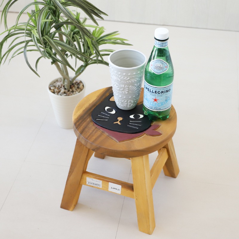 shanti / ラウンドスツール スカーフネコ｜テソロ(tesoro)公式通販