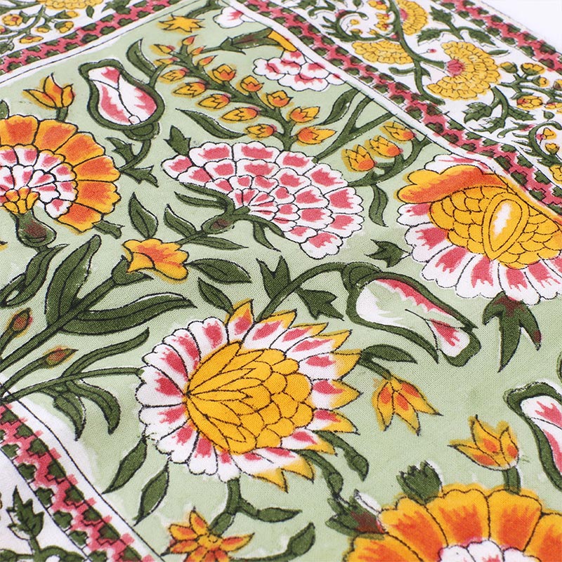 shanti / ランチマット ブロックプリント [メール便対象品]｜テソロ