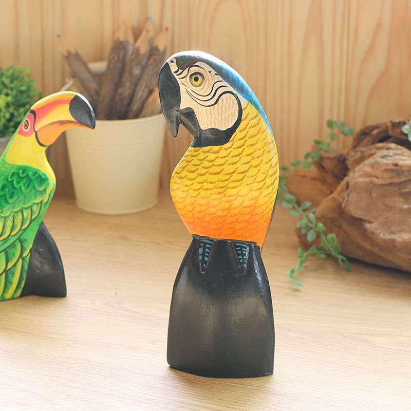 shanti / 木彫スタンドオウム｜テソロ(tesoro)公式通販