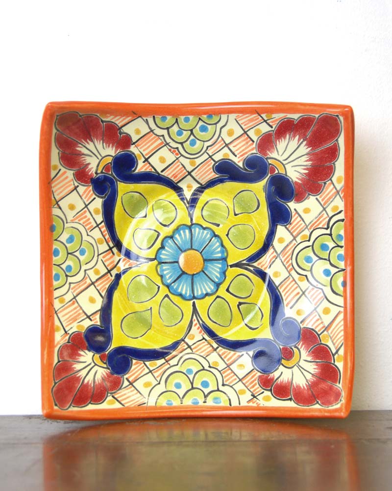 tesoro / セラミック四角皿 /オレンジ｜テソロ(tesoro)公式通販