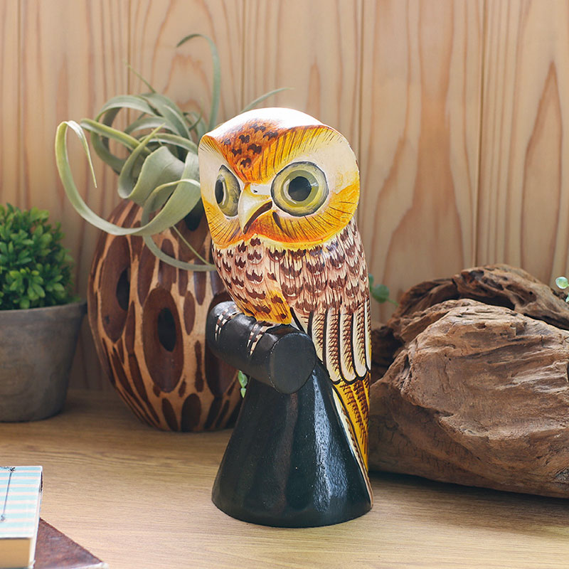 shanti / 木彫スタンドフクロウ｜テソロ(tesoro)公式通販