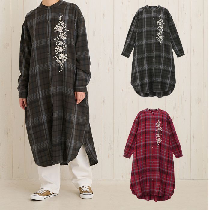 注目■TATRAS■人気 SONIATA シャツワンピース 国内発 すぐ届く 新作】shanti / シャツワンピース タータンチェック|テソロ