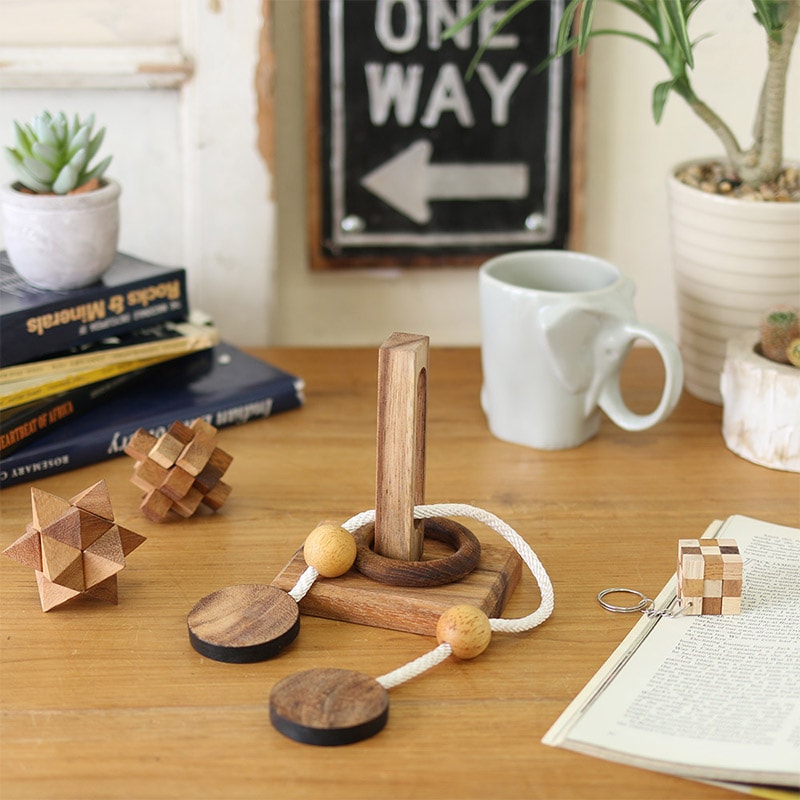 shanti / ウッドパズル 3D 知恵の輪｜テソロ(tesoro)公式通販