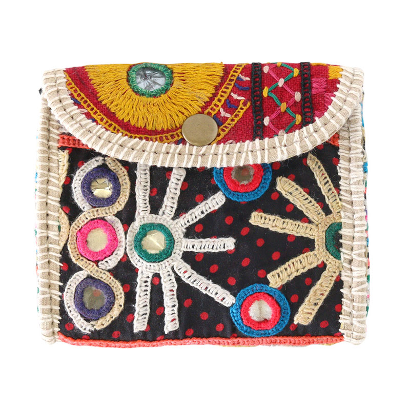 shanti / ラバリ刺繍カードケース [メール便対象品]｜テソロ(tesoro