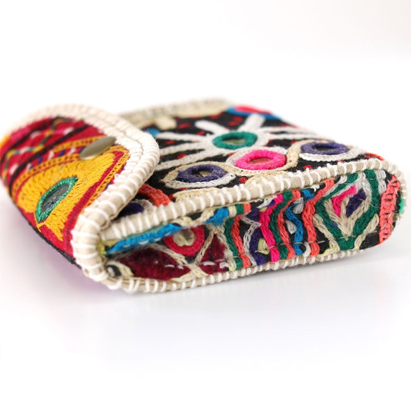 shanti / ラバリ刺繍カードケース [メール便対象品]｜テソロ(tesoro