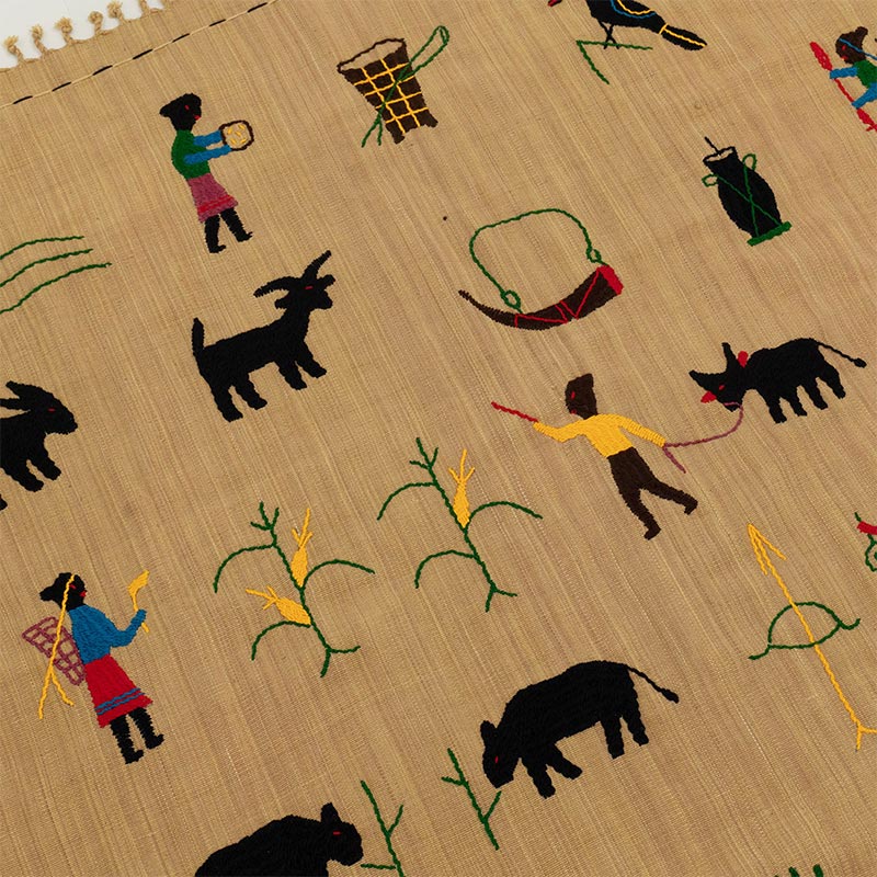 shanti / ナガ族マルチクロス（刺繍）｜テソロ(tesoro)公式通販