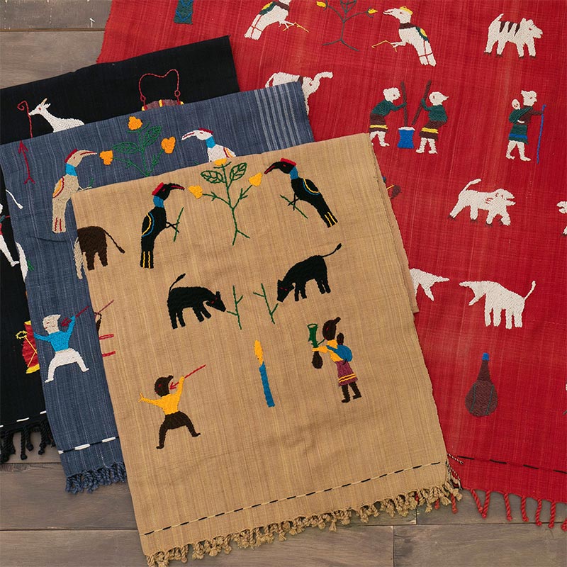 shanti / ナガ族マルチクロス（刺繍）｜テソロ(tesoro)公式通販