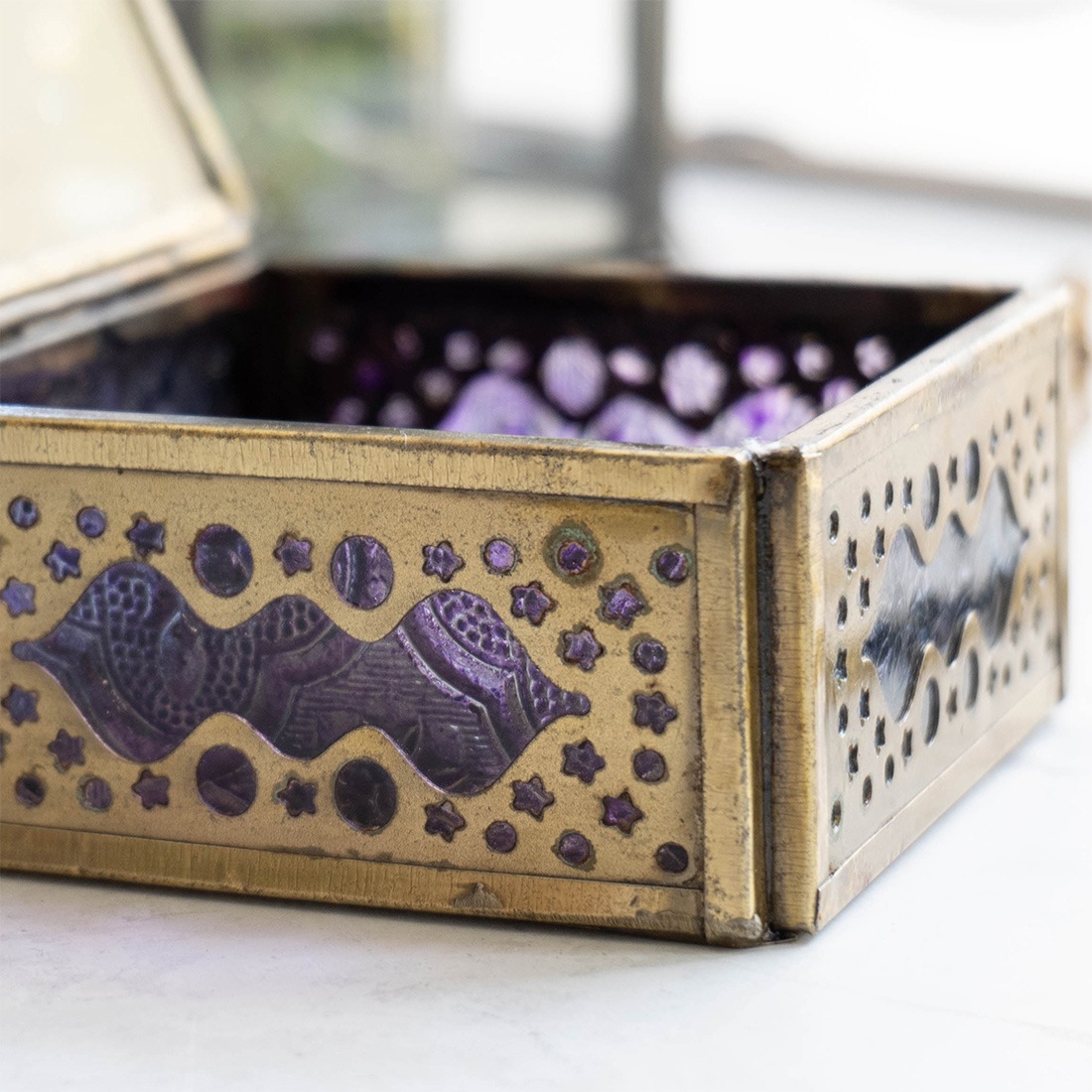 shanti /モロッカン ガラスボックス スクエア｜テソロ(tesoro)公式通販