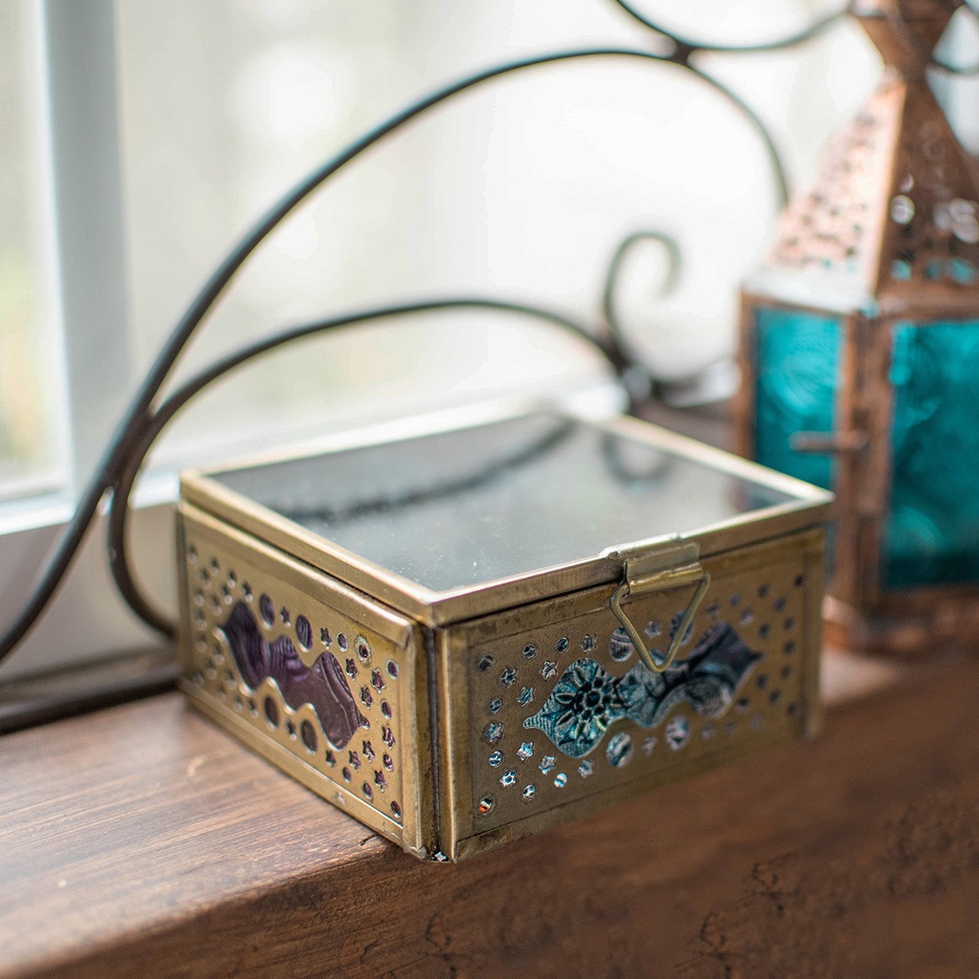 shanti /モロッカン ガラスボックス スクエア｜テソロ(tesoro)公式通販