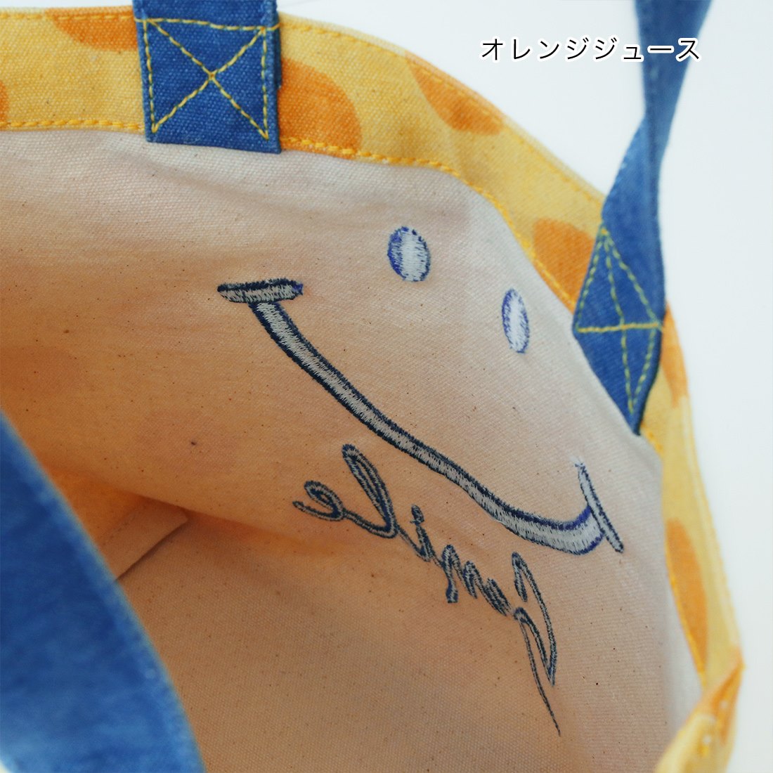 shanti / バッグ 刺繍スマイル / ドット [メール便対象品