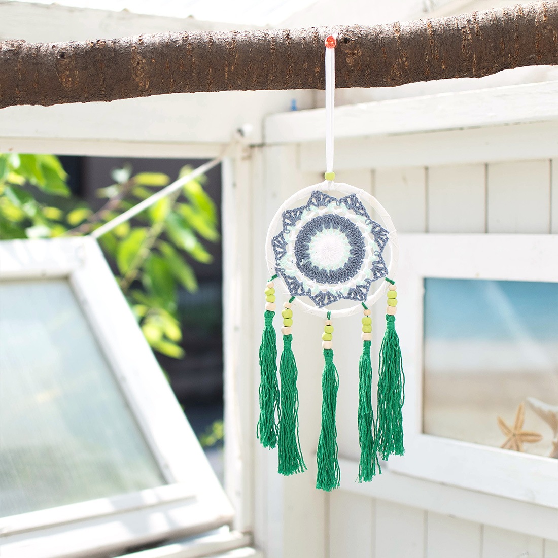 shanti / ドリームキャッチャー カラフルクロシェット｜テソロ(tesoro