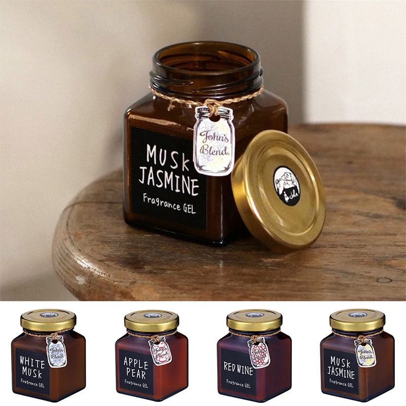 shanti / John's Blend フレグランスジェル ブラウンエディション（3個