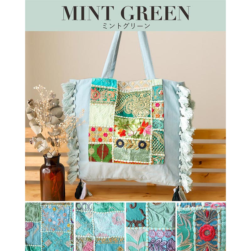 shanti / カンバディアパッチ タッセルトート｜テソロ(tesoro)公式通販