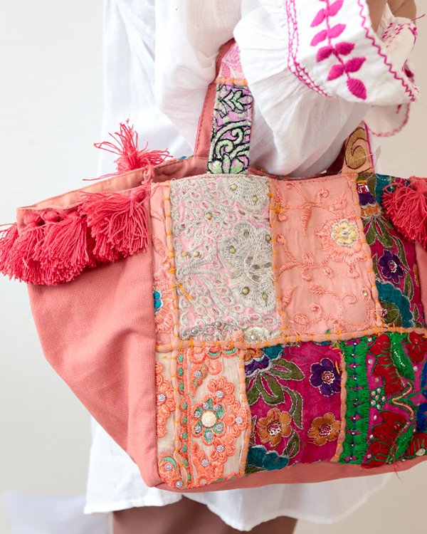 再入荷】shanti / カンバディアパッチ / トートバッグ [メール便対象品