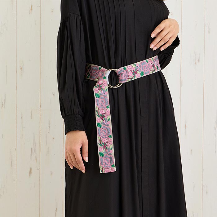 shanti / インド刺繍リボン リングベルト[メール便対象品]｜テソロ