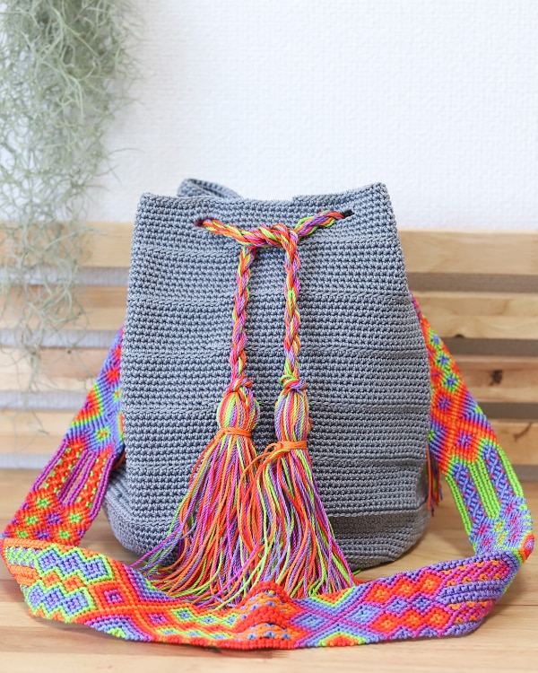 tesoro / ミサンガクロシェバッグ / グレー5｜テソロ(tesoro)公式通販