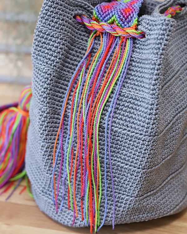 tesoro / ミサンガクロシェバッグ / グレー5｜テソロ(tesoro)公式通販