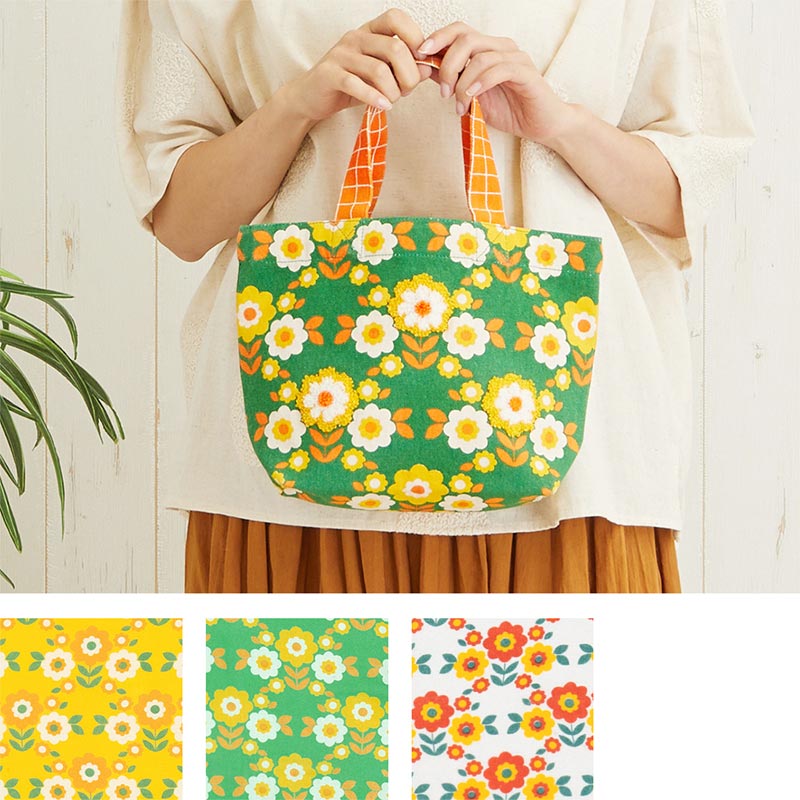 shanti / 刺繍バッグ レトロフラワー [メール便対象品]｜テソロ