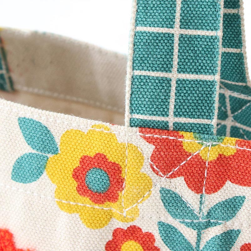 shanti / 刺繍バッグ レトロフラワー [メール便対象品]｜テソロ