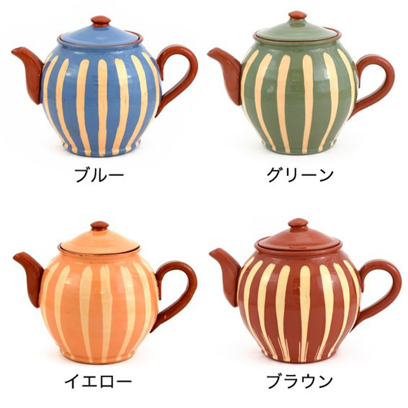 陶器製のストライプ急須 5422037_11.jpg