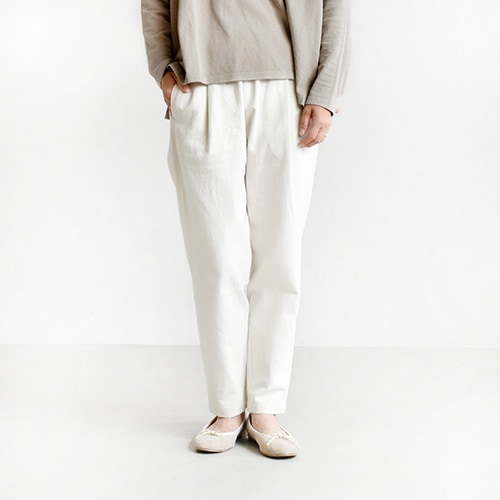evameva　 コットンシルク イージーパンツ evam eva cotton silk easy pants - SUSCON + RUSTIC HOUSE