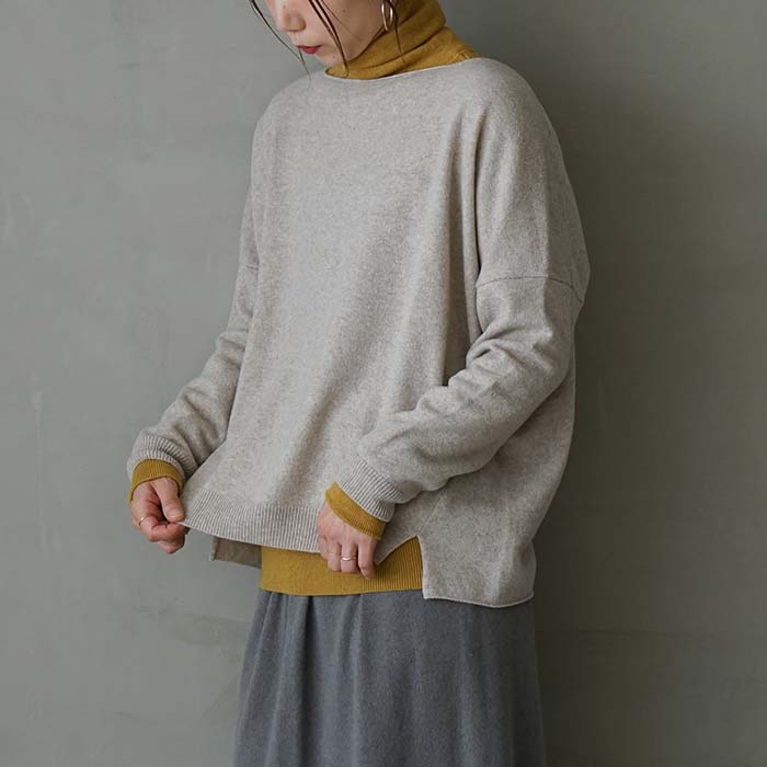 e213k078) / evam eva(エヴァムエヴァ) / wool pullover(ウールプル