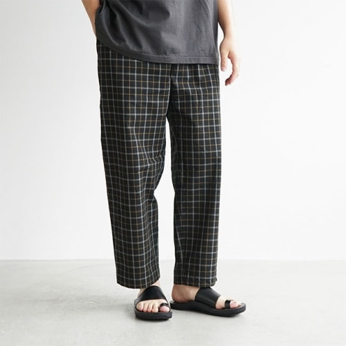 新品EELサンパンツチェック　S □(E-22206b) / EEL Products (イール) / SUN PANTS / CHECK (サン