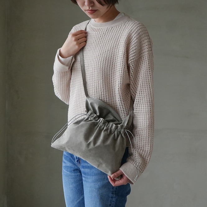 【美品】Hender Scheme カウショルダー スモール　oak グレージュ 美品】Hender Scheme カウショルダー スモール oak グレージュ