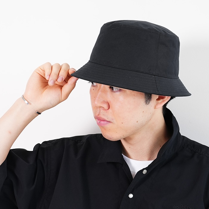 新品タグ付き　nanamica ナナミカ　ゴアテックス　バケットハット　黒　59 新品タグ付き nanamica ナナミカ ゴアテックス バケットハット