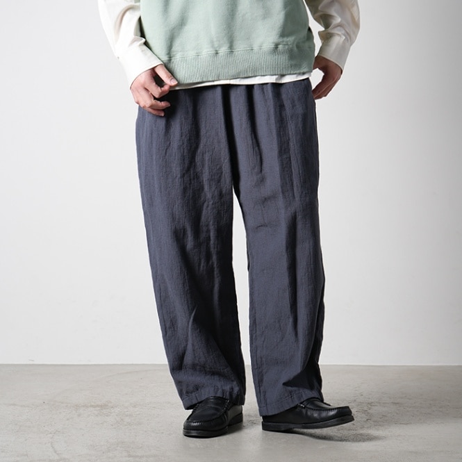 フォルメデエクスプレッション メンズニットサルエルパンツ チャコール Mサイズ メンズ | WOODY HOUSE LBR