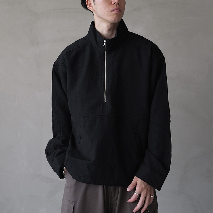 【新品】アンセルム リネンシャツブルゾン ANCELLM | WOODY HOUSE LBR