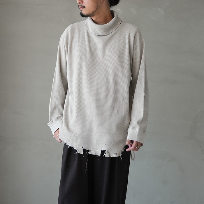パンツ ANCELLM BACKSATIN BELTLESS SLACKS ANCELLM 2025 A/W No. ANC-PT85-A BACKSATIN BELTLESS SLACKS