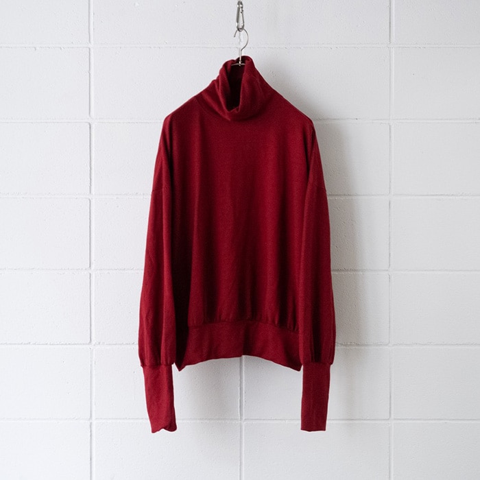 barbell object wool L/S top バーベルオブジェクト barbell object - ls top | COELACANTH バーベルオブジェクト