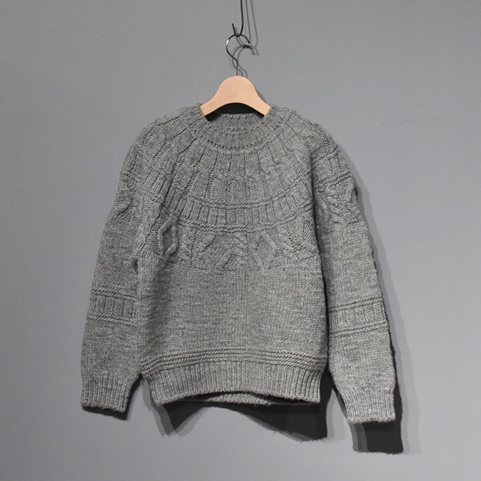 bn-25fl-056)/ BATONER(バトナー) / SPREAD ALAN CREW NECK(スプレッド