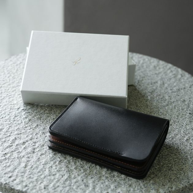 flp-30-w) / forme (フォルメ) / 〈Post wallet〉Cordovan（ポスト