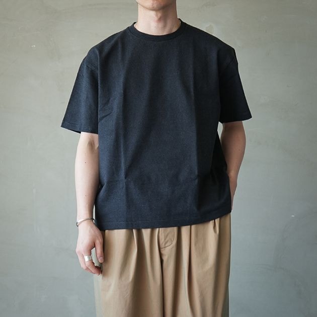 20%OFF】(bn-25sm-064)/ BATONER(バトナー)/OX SUMMER KNIT POLO S/S