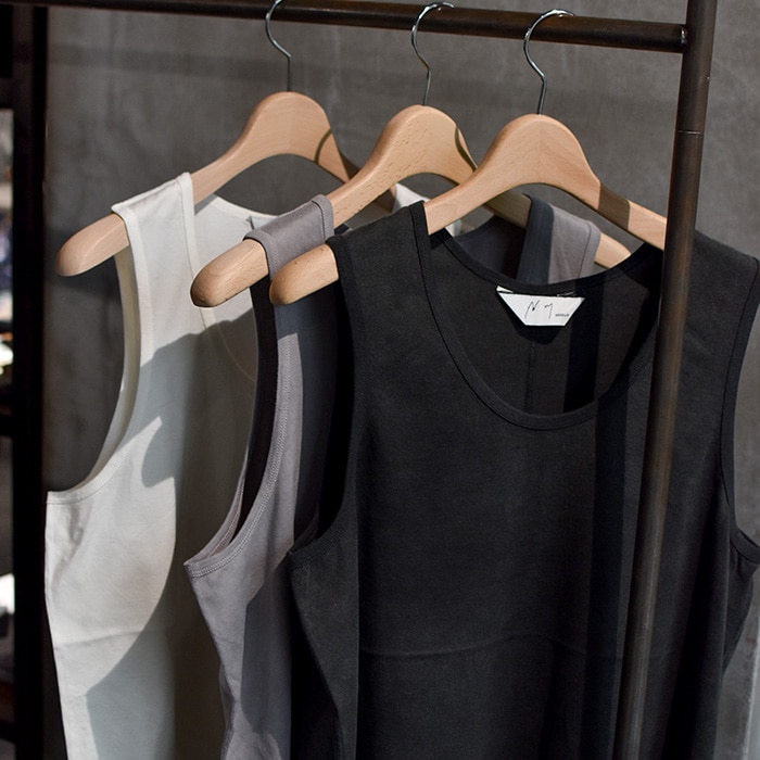 anc-ct193) / ANCELLM(アンセルム) / UNEVENNESS TANK TOP(アン