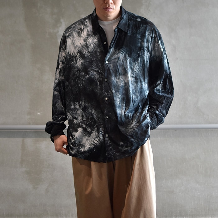 fac！カネマサ ＋81 別注 46G ストライプシャツKANEMASA km24a-024ny）/ KANEMASA(カネマサ) / 46G Atmosphere Stripe Shirt