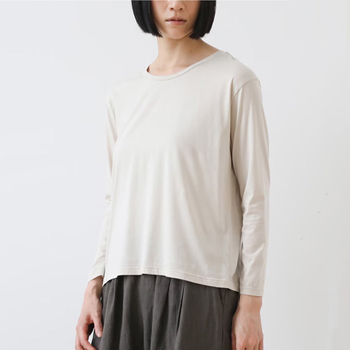 e251t099) / evam eva (エヴァムエヴァ) Water linen jacket