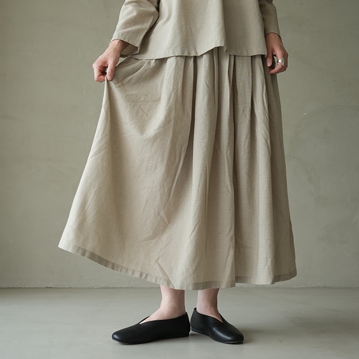 □（e243k091) / evam eva(エヴァムエヴァ) /press wool no collar