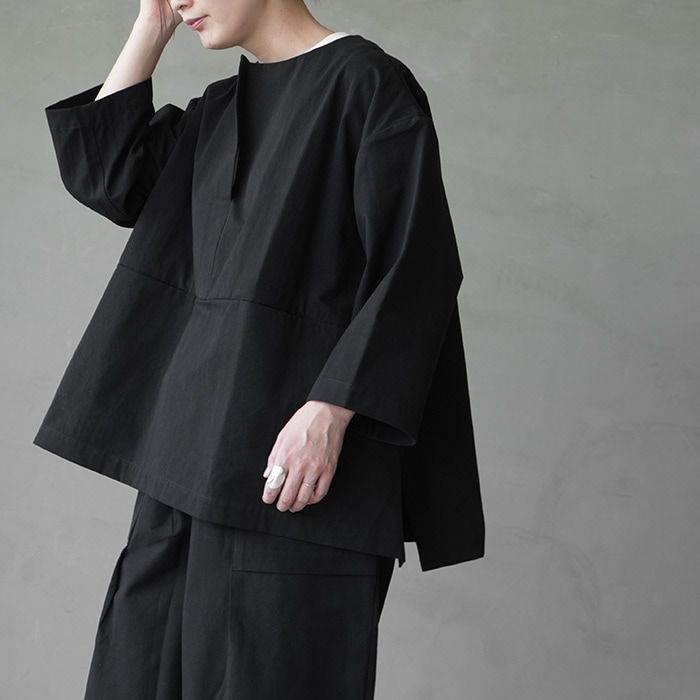 【美品】アトリエダンタン プルオーバーブラウス ジャケット 黒 ブラック レディース,Atelier d'antan | WOODY HOUSE LBR