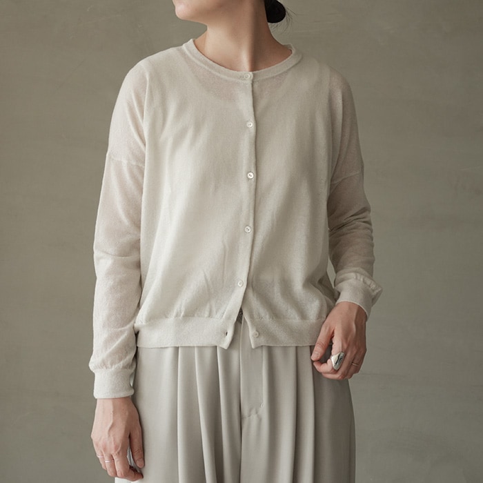 e251t099) / evam eva (エヴァムエヴァ) Water linen jacket