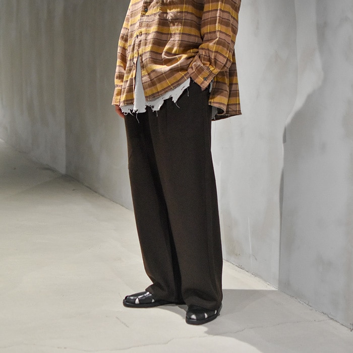 anc-pt129) / ANCELLM (アンセルム) /AGING CORDUROY BAKER PANTS